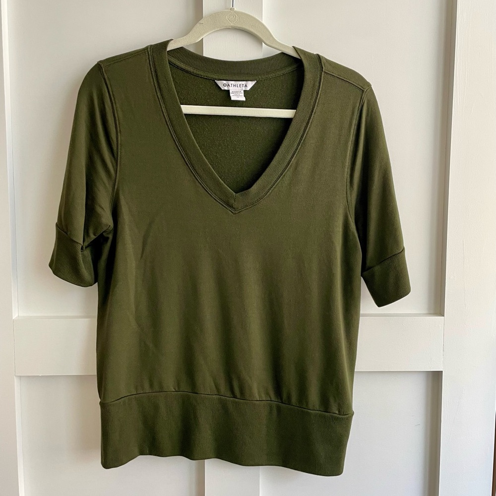 Athleta Step Forward Sweatshirt Tee